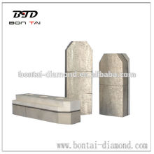 Secteurs de diamants en métal de 130 mm de largeur pour granulation granite
